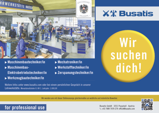 Inserat: Wir suchen dich!